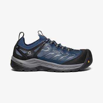 KEEN Női Flint II Sport (Carbon-Fiber Toe) Munkavédelmi Bakancs Sötétkék